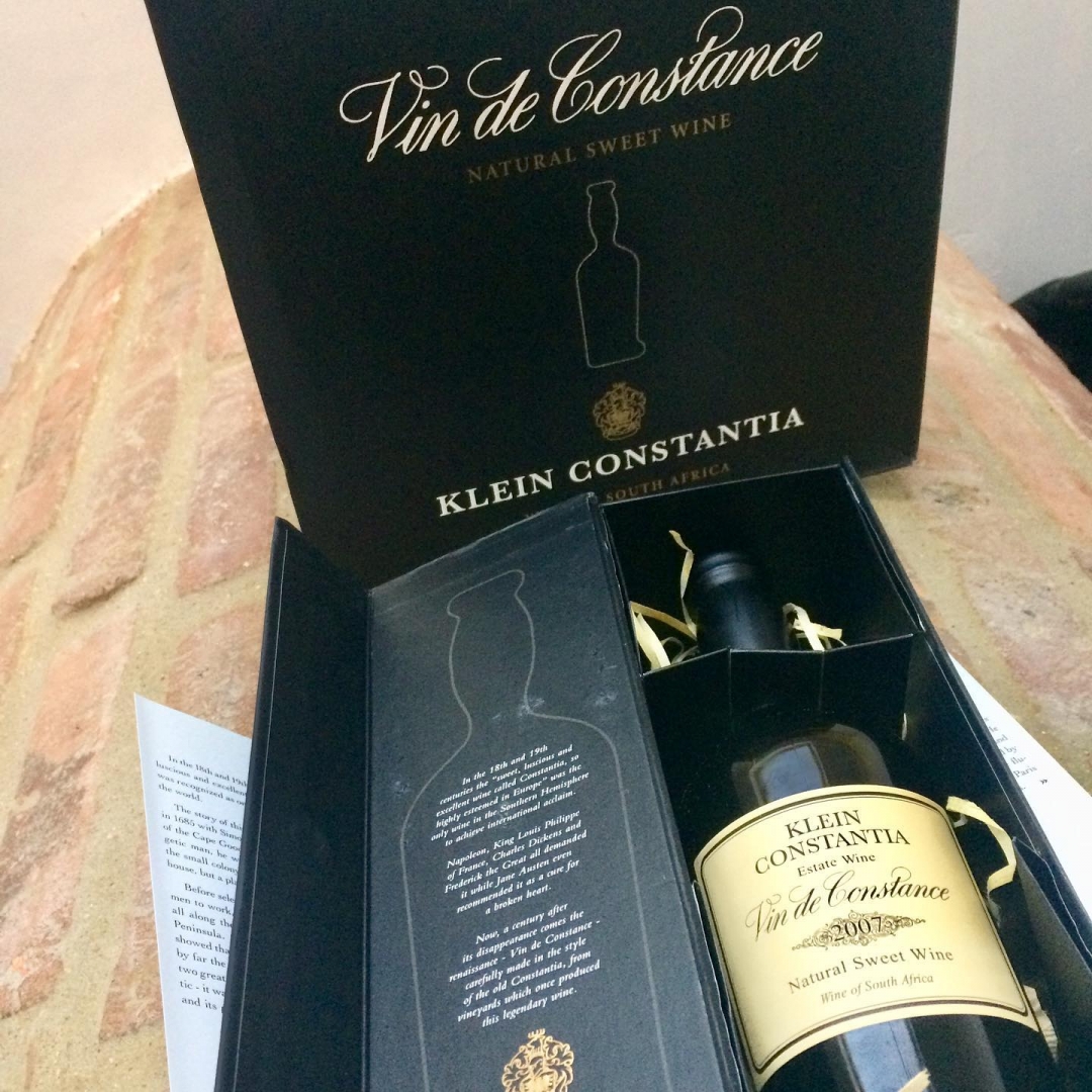 klein contantia vin de constance 2007 coffret